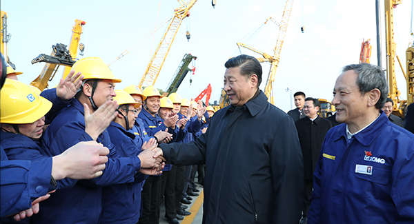 中共中央总书记、国家主席、中央军委主席习近平亲临总集团考察调研